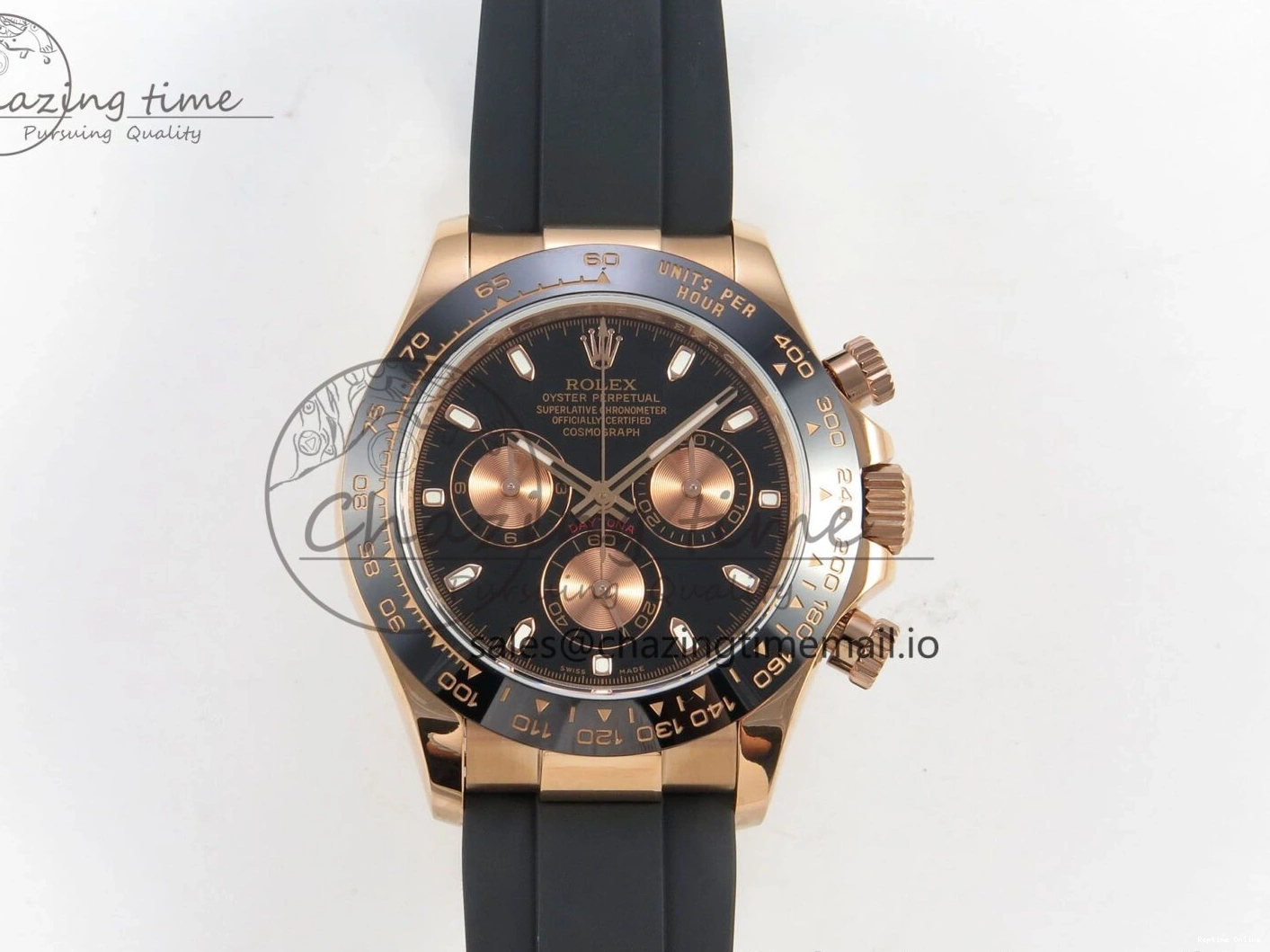 0125 OdorResistant Daytona 116515 QF 1:1 Best Edition Black RG Dial on Oysterflex Strap SH4130 V11（Gain Weight） 160